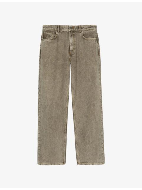 Straight-Leg Regular-Fit Denim Jeans