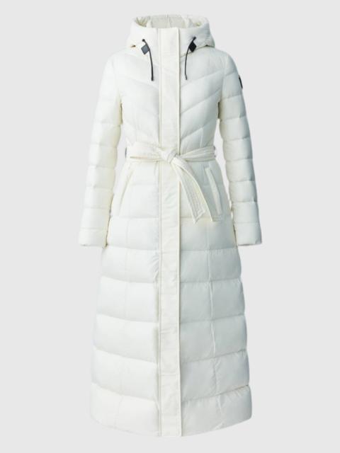 CALINA Lustrous light down maxi coat