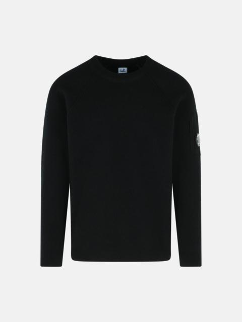 'GRS' BLACK WOOL BLEND SWEATSHIRT