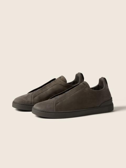 DARK TAUPE TRIPLE STITCH™ SECONDSKIN SNEAKERS