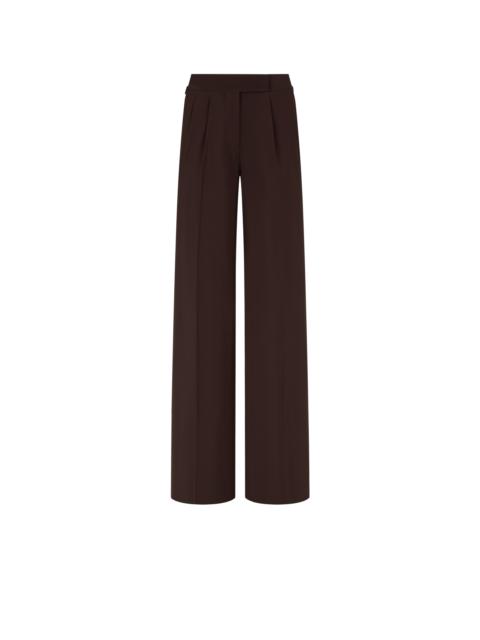 TAILORED DOUBLE PLEAT WIDE LEG PANTS
