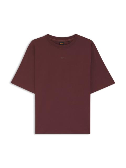 COTTON-JERSEY T-SHIRT WITH PUFF-PRINT LOGO