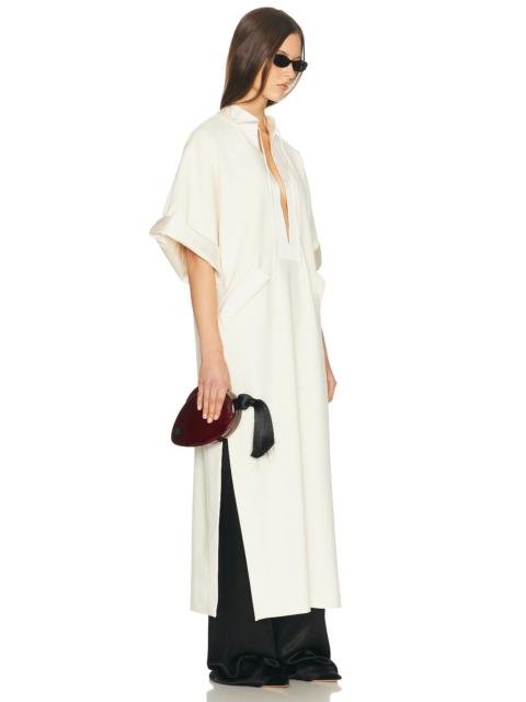 The Magda Dress in Thick Crepe