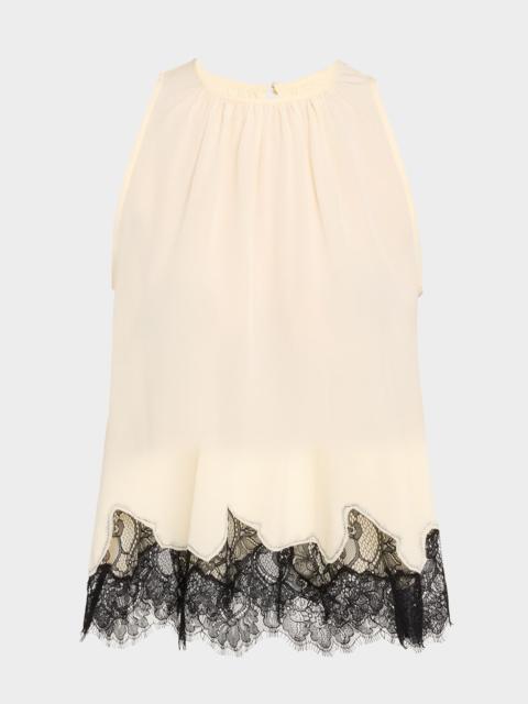 Sierra Halter Lace Top