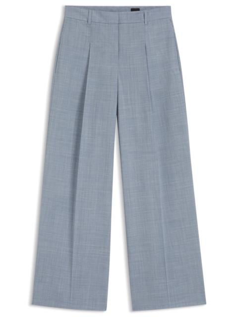REGULAR-FIT TROUSERS IN VIRGIN WOOL