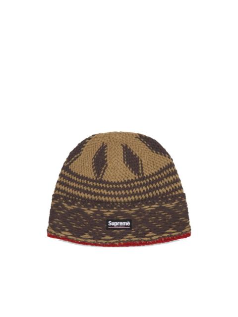 logo-patch beanies hat