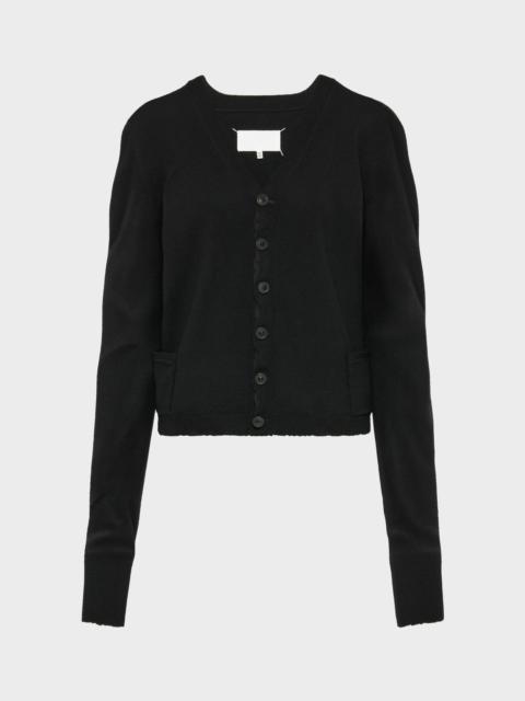 Wool v-neck cardigan