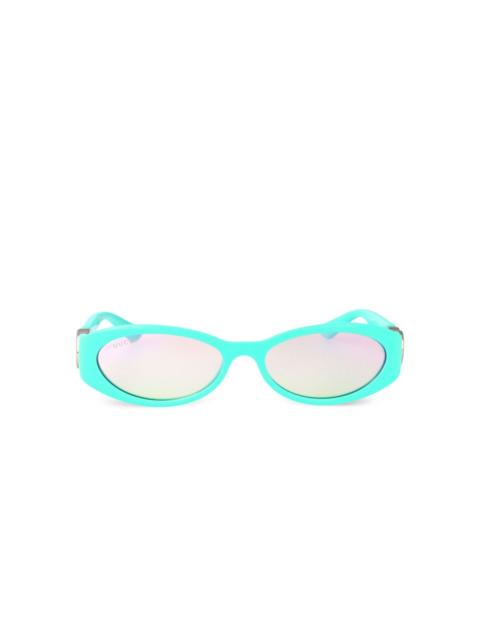 oval frame sunglasses