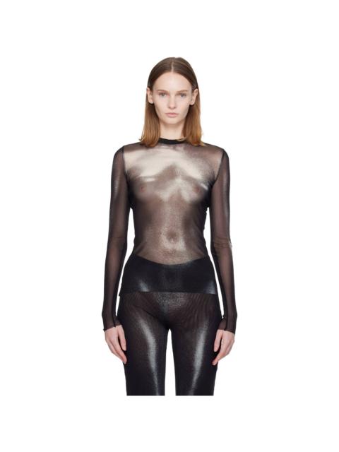 Black & White 'The Silver Body Dust' Top