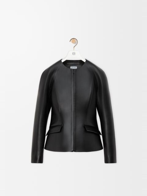 Jacket in nappa lambskin