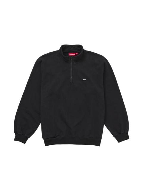 Supreme Small Box Half Zip Pullover Black