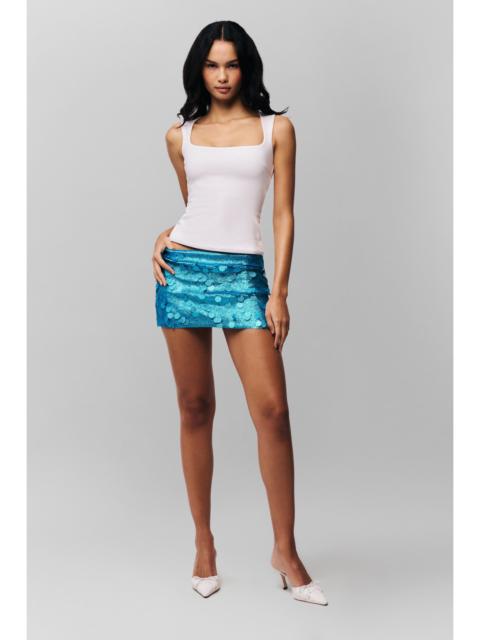 LOW RISE PAILLETTE SKIRT