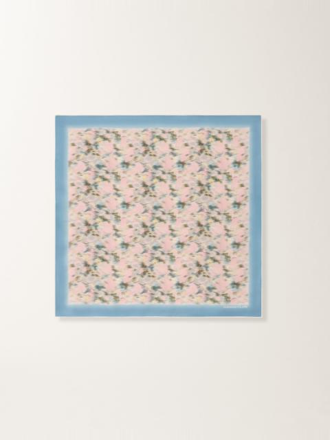 Printed silk foulard
