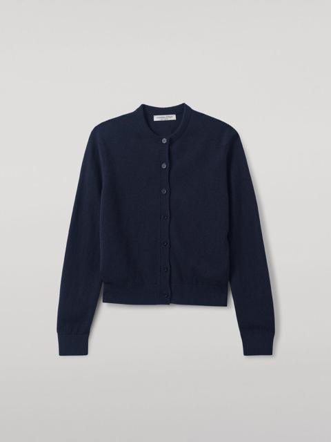 Classic Cashmere Navy Cardigan