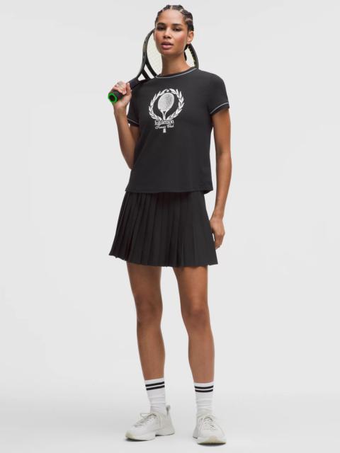 High-Rise Pleated Tennis Skirt