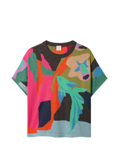 River Collage short-sleeve T-shirt