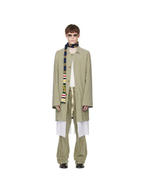 Beige Exploded Lining Coat