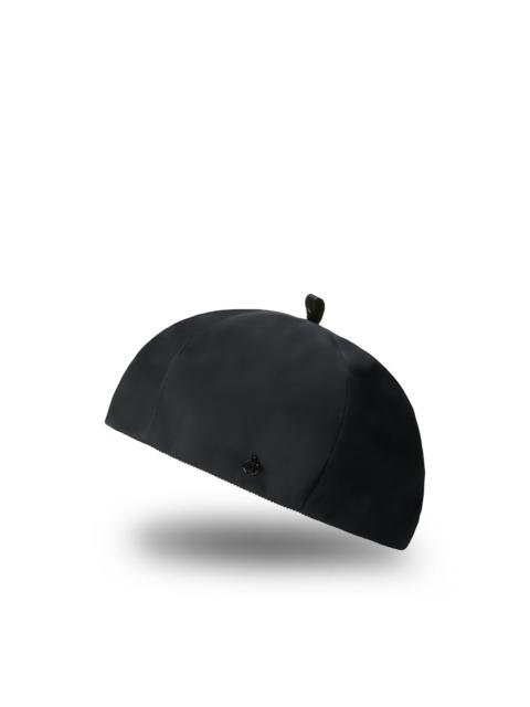 Emy logo-plaque beret hat