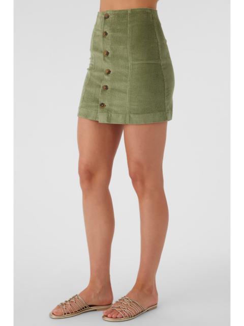Delilah Corduroy Mini Skirt