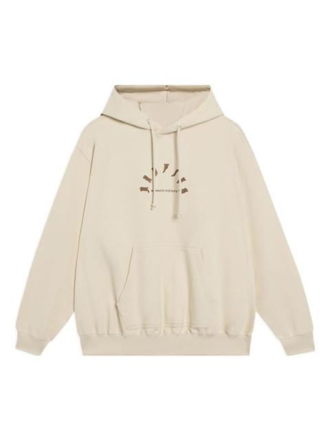Li-Ning BadFive Cartoon Graphic Hoodie 'Light Brown' AWDT091-6