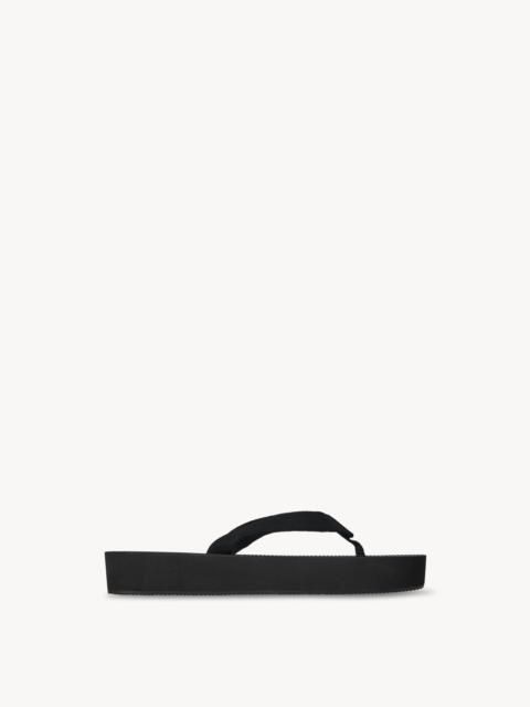 Dune Flatform Sandal in Rubber