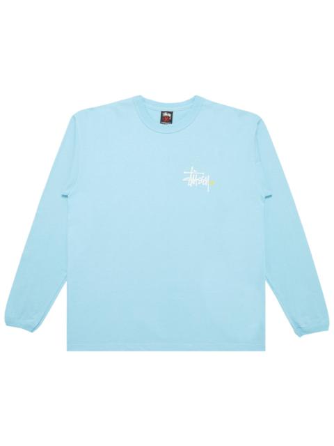 Stussy Gear Basic Logo Long-Sleeve 'Light Blue'