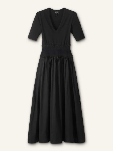 Mixed Media Maxi Dress