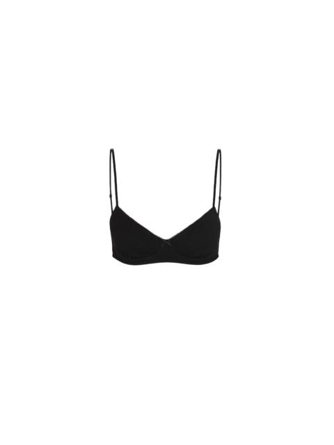 The Petite Bra: Cotton Jersey Black