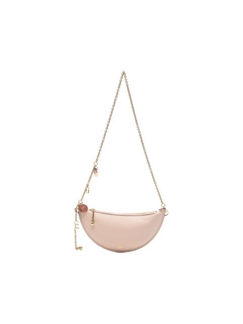 mini charm-chain leather shoulder bag