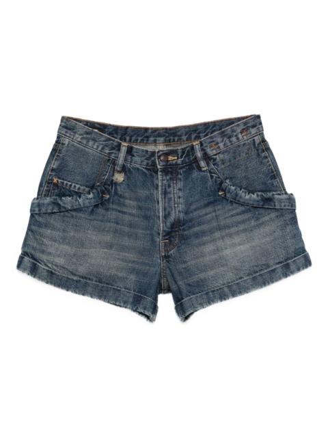 denim shorts