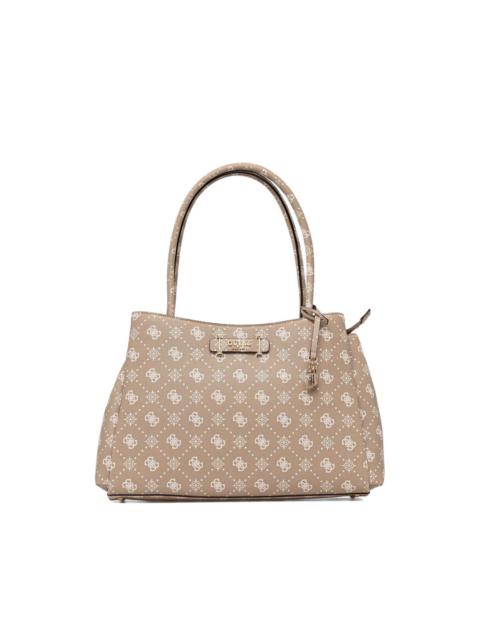 logo padlock tote bag