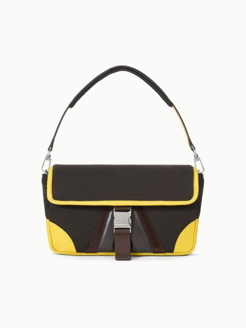 STAUD TONY SHOULDER BAG ESPRESSO LEMON