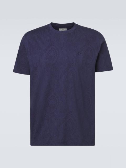 Paisley cotton T-shirt