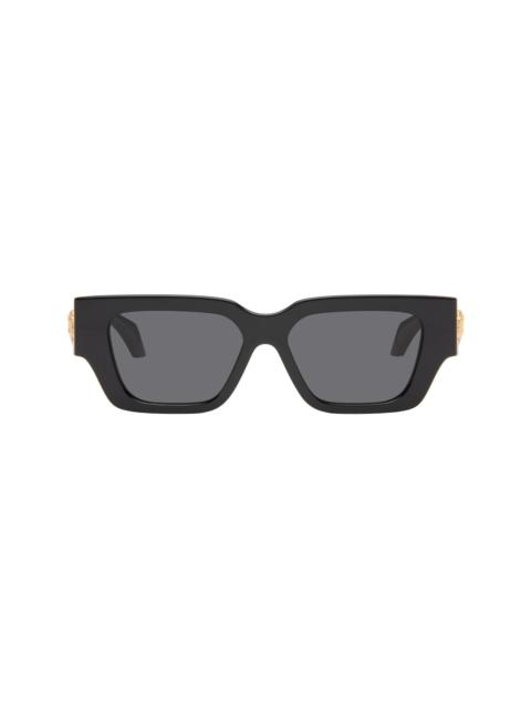 Black Medusa Plaque Sunglasses