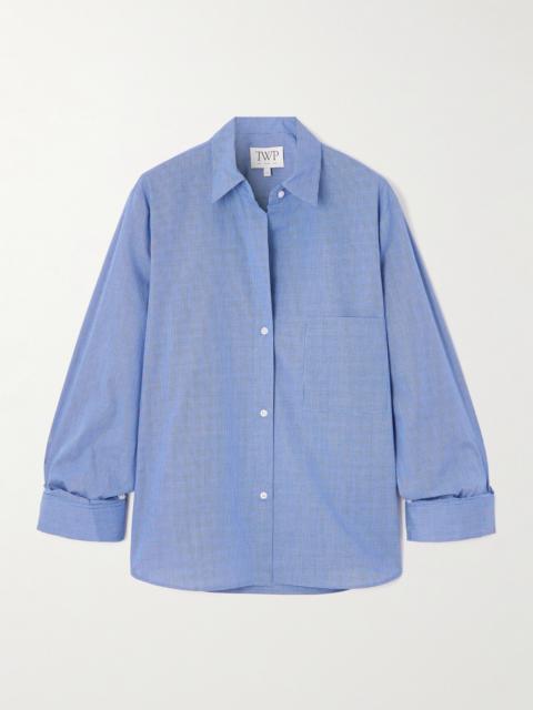 Next Morning Checked Cotton-poplin Shirt