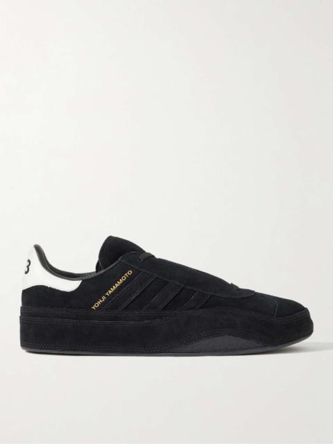 Gazelle Leather-Trimmed Suede Sneakers