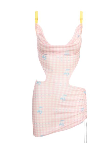 AMBER DRESS PINK GINGHAM