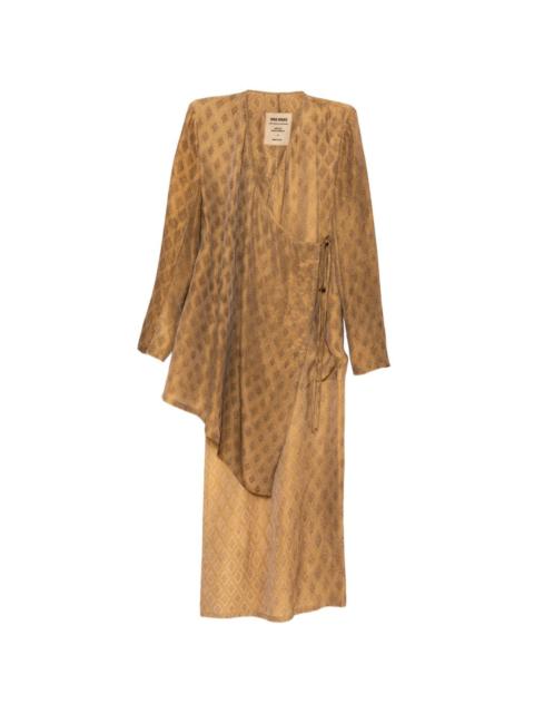 diamond jacquarded kunto warp jacket