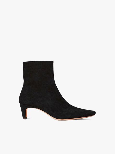 STAUD WALLY ANKLE BOOT BLACK SUEDE