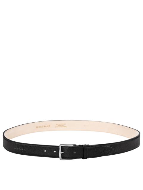 Le Foulonné Men's belt Black - Leather