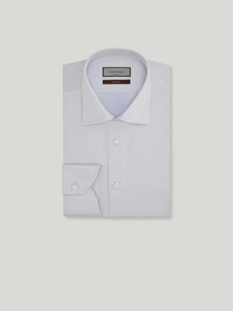 REGULAR FIT SHIRT IN LIGHT BLUE SEA ISLAND COTTON TWILL