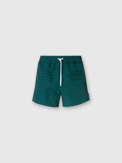 Tonal zigzag swim trunks