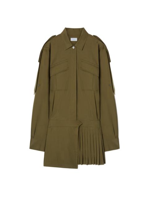 Green Savana Cotton Mini Dress