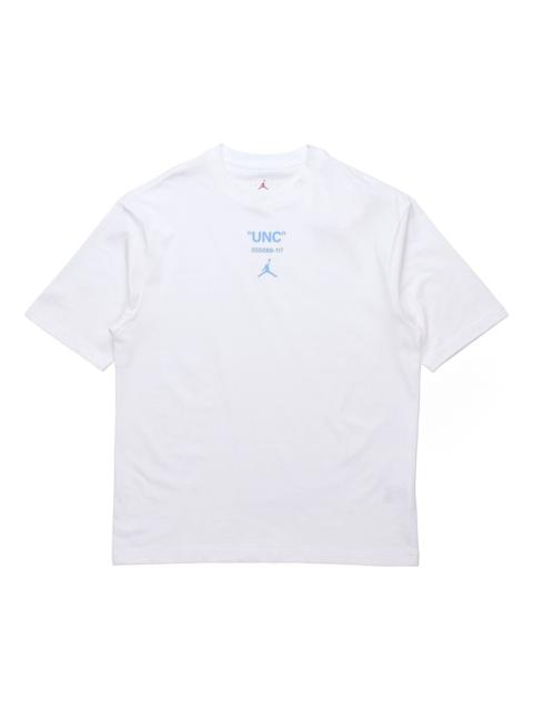 Air Jordan Casual Sports Round Neck Breathable Short Sleeve White DM3545-100