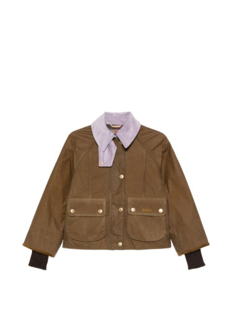 Beadnell corduroy-collar jacket