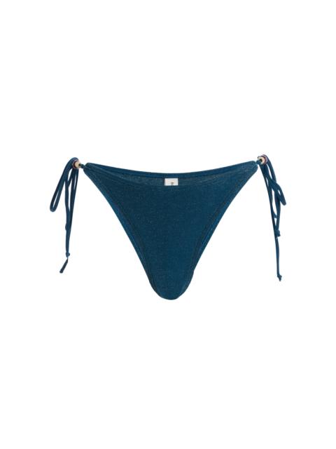 Vista Beaded Shimmer Bikini Bottom blue