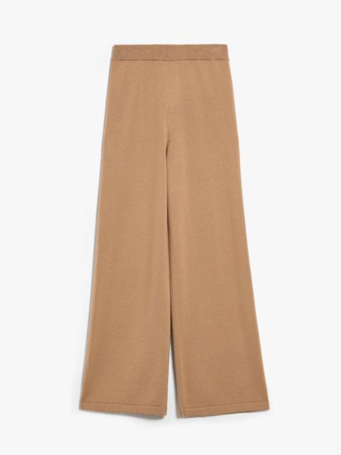VISONE Wool yarn trousers