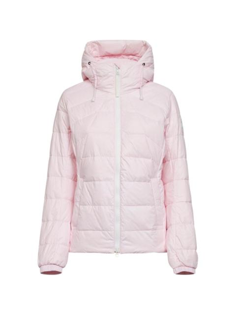 hooded puffer jacket