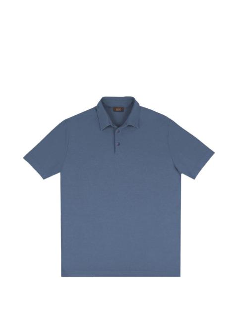 buttoned polo shirt