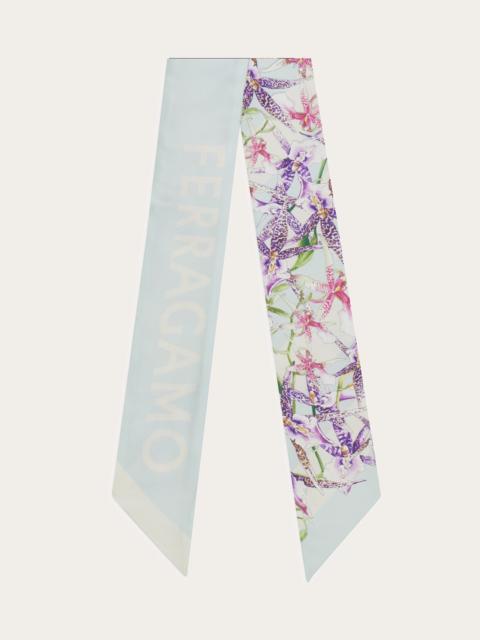 Gaia print silk bandeau